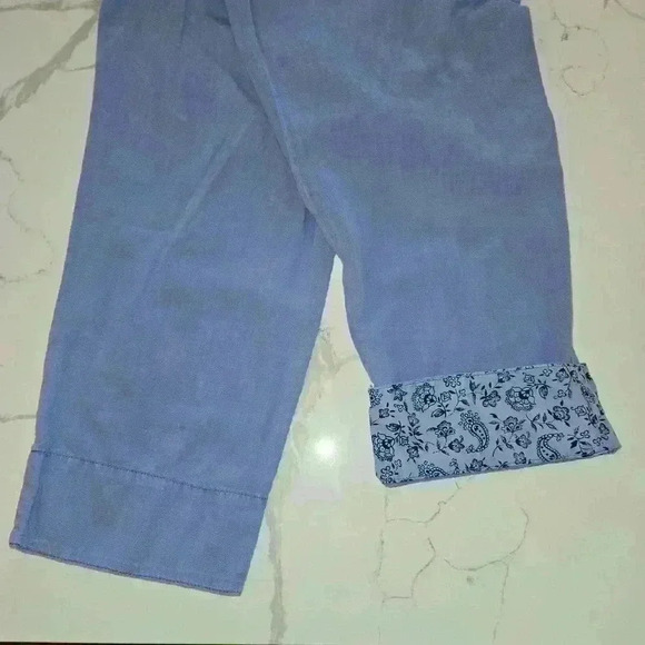 Anthropologie Malin Utility Belted Pants Womens Blue Size Medium - Picture 4 of 12